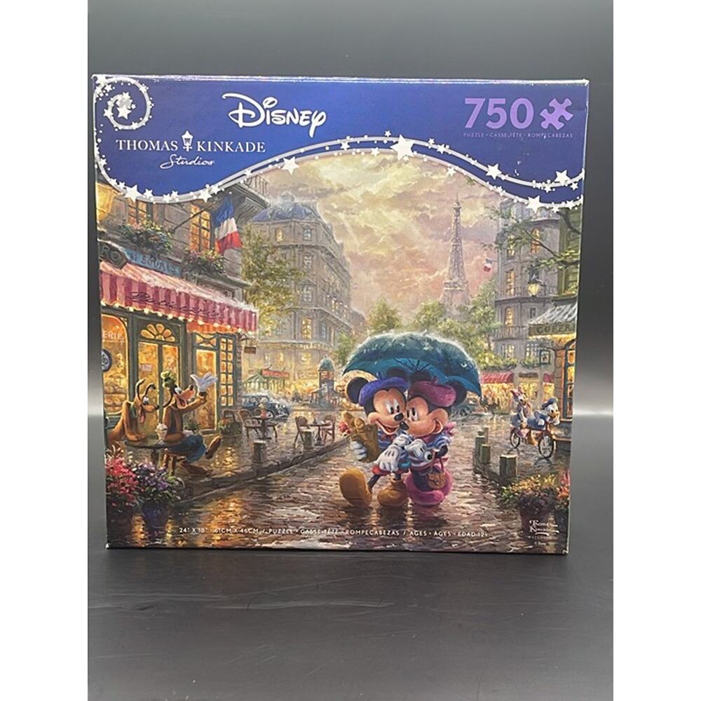 Ceaco Thomas Kinkade Disney Dreams 4-in-1 Multipack Jigsaw Puzzles NWT